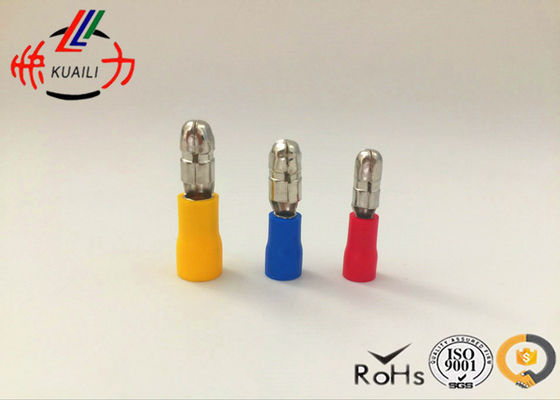 Male Vinyl Insulated Wire Terminals / Insulated Bullet Connectors