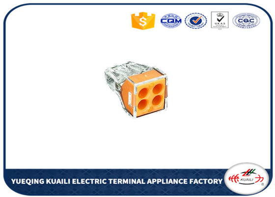 Electric Quick Connect Wire Terminals wago female type 4 Pin terminal block connector